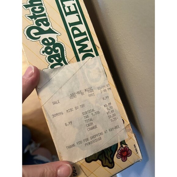 VINTAGE 1984 Original Appalachian Artworks - Cabbage Patch Kids Cleaning Set NEW - Picture 11 of 11